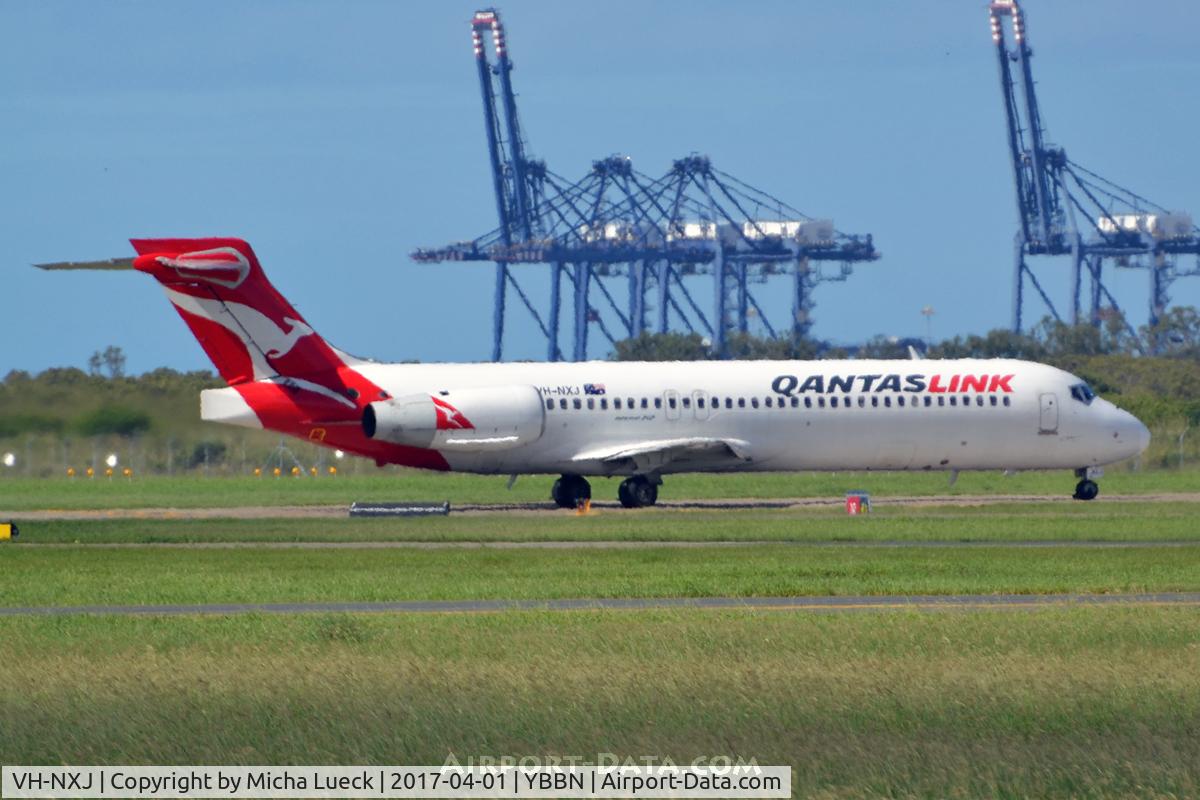 VH-NXJ, 2003 Boeing 717-200 C/N 55166, At Brisbane