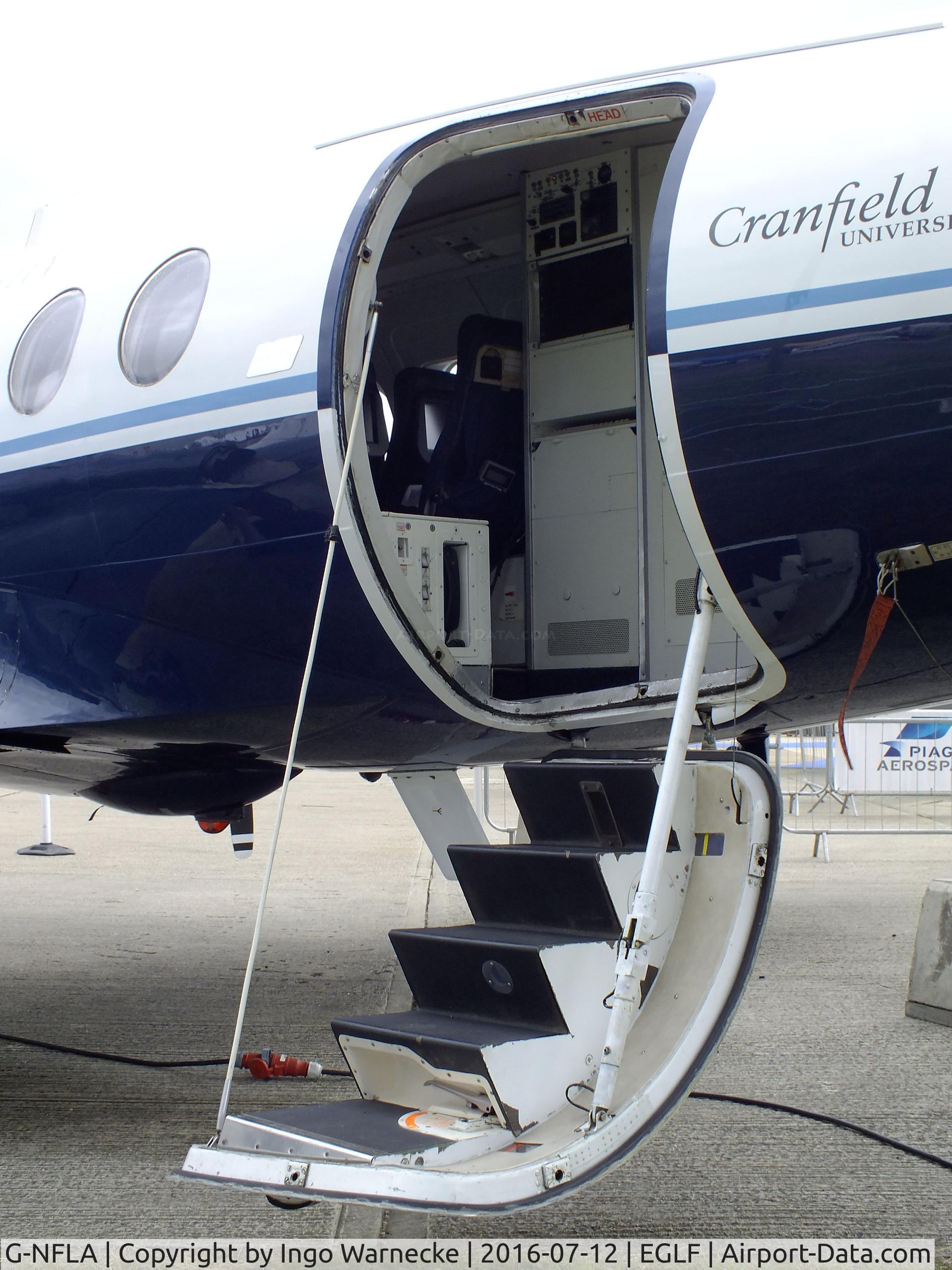G-NFLA, 1984 British Aerospace BAe-3102 Jetstream 31 C/N 637, BAe Jetstream 3102 of Cranfield University / National Flying Laboratory Centre at Farnborough International 2016