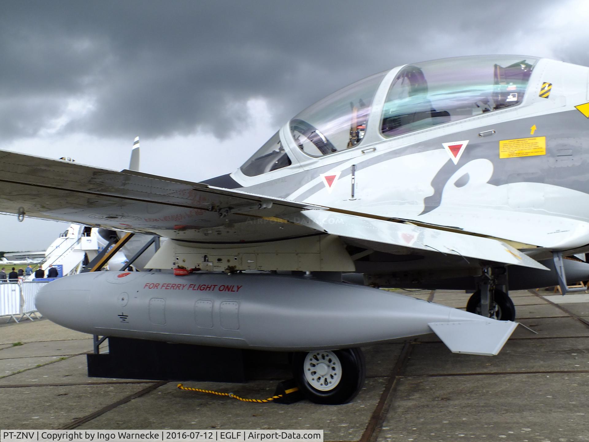 PT-ZNV, Embraer A-29B Super Tucano (EMB-314) C/N 31400221, EMBRAER A-29B Super Tucano (EMB-314) at Farnborough International 2016