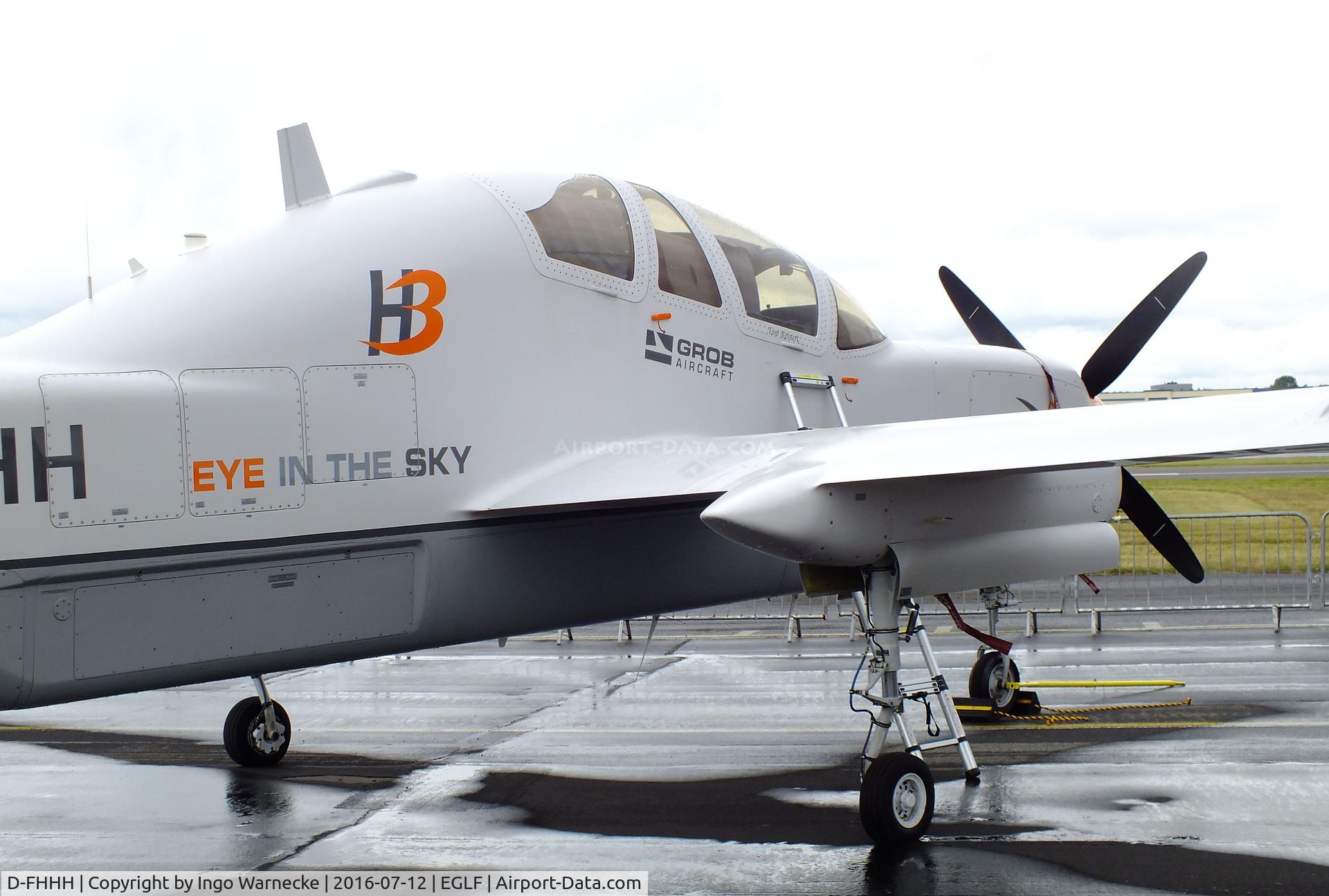 D-FHHH, Grob G-520T Egrett II C/N 10200, Grob G.520T Egrett II at Farnborough International 2016