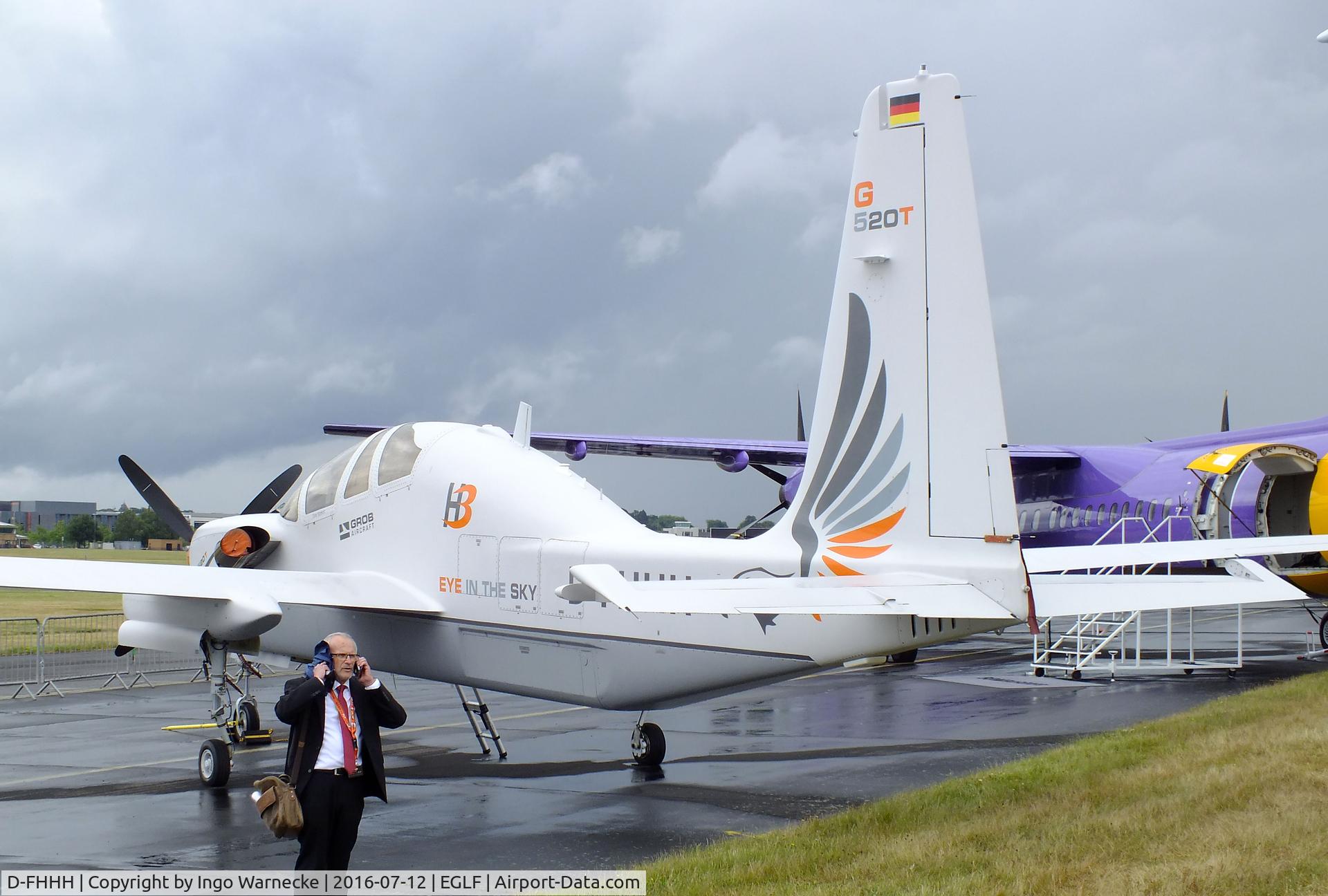 D-FHHH, Grob G-520T Egrett II C/N 10200, Grob G.520T Egrett II at Farnborough International 2016