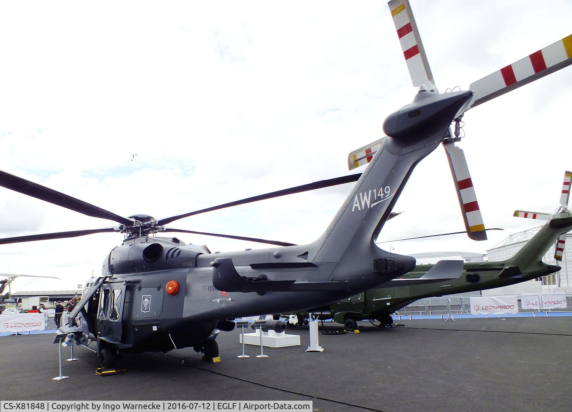 CS-X81848, 2014 AgustaWestland AW-149 C/N 49006, AgustaWestland AW149 at Farnborough International 2016