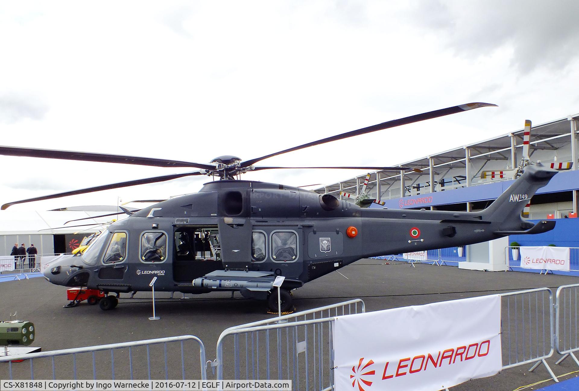CS-X81848, 2014 AgustaWestland AW-149 C/N 49006, AgustaWestland AW149 at Farnborough International 2016