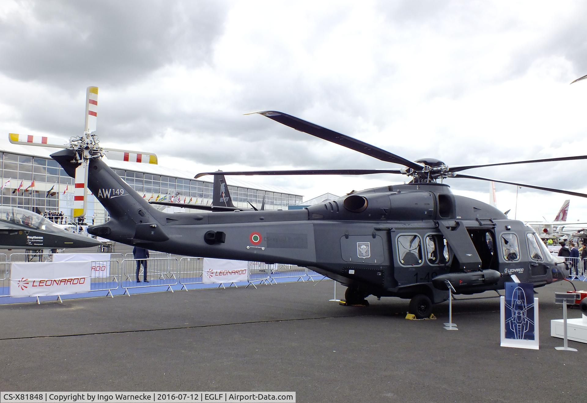 CS-X81848, 2014 AgustaWestland AW-149 C/N 49006, AgustaWestland AW149 at Farnborough International 2016