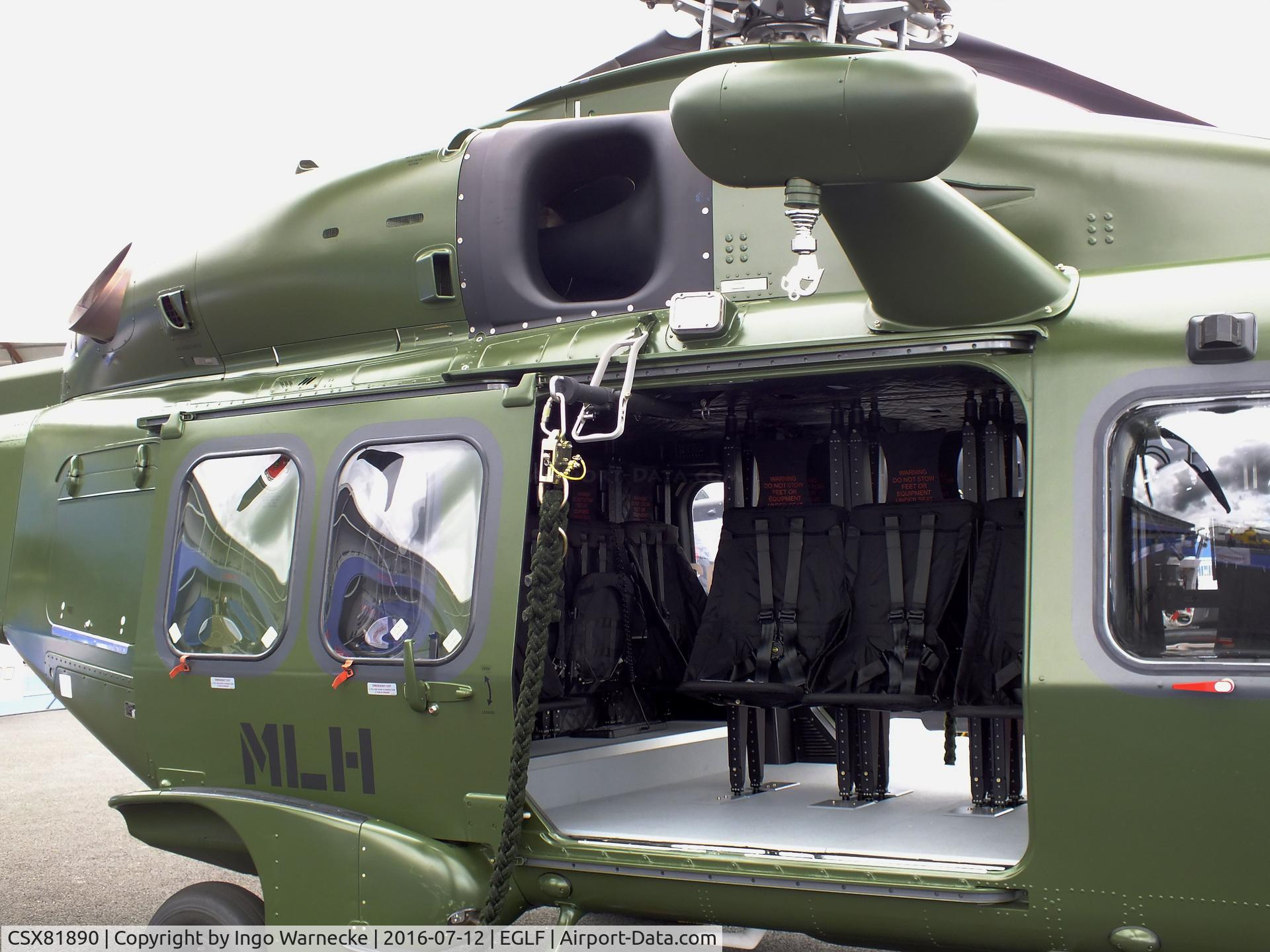 CSX81890, AgustaWestland AW-149 C/N 023, AgustaWestland AW149 at Farnborough International 2016