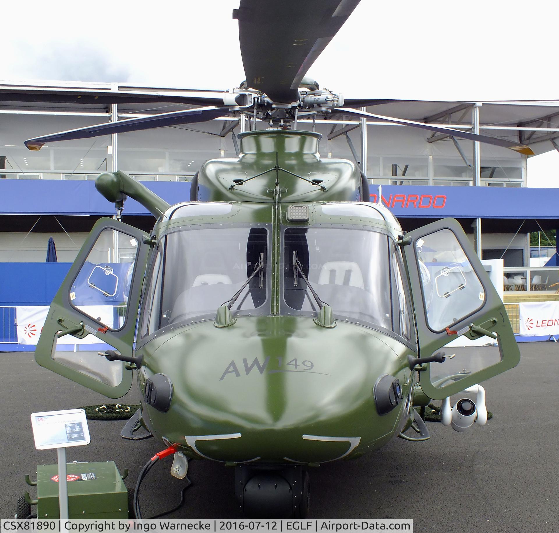 CSX81890, AgustaWestland AW-149 C/N 023, AgustaWestland AW149 at Farnborough International 2016