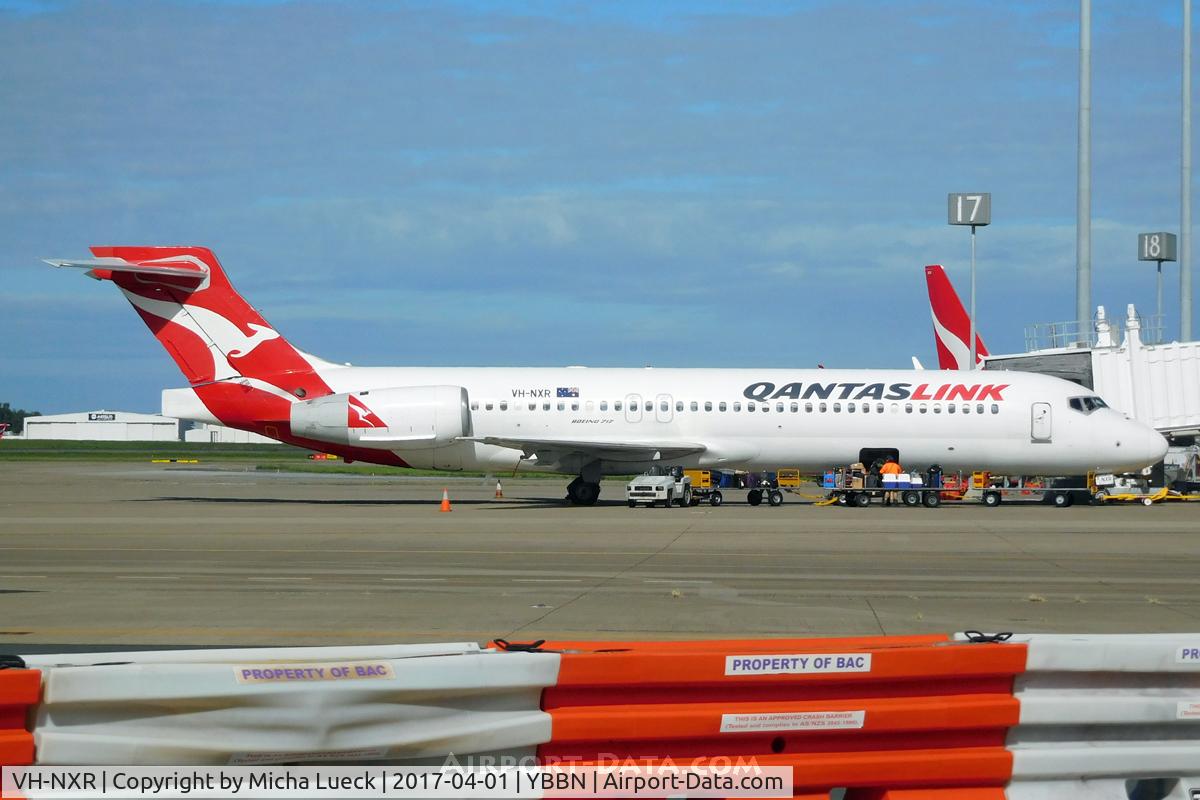 VH-NXR, 2003 Boeing 717-2BL C/N 55168, At Brisbane