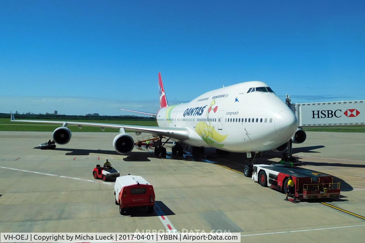VH-OEJ, 2003 Boeing 747-438/ER C/N 32914, Spirit of the Australian Team