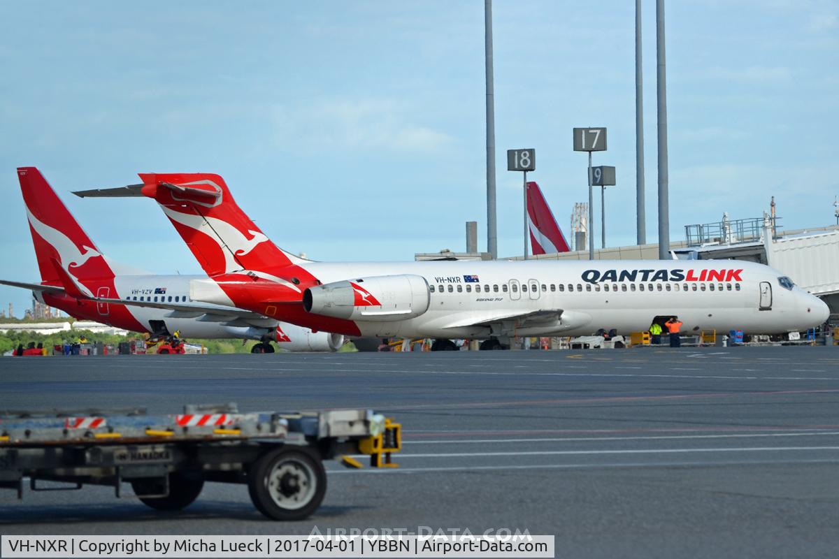 VH-NXR, 2003 Boeing 717-2BL C/N 55168, At Brisbane