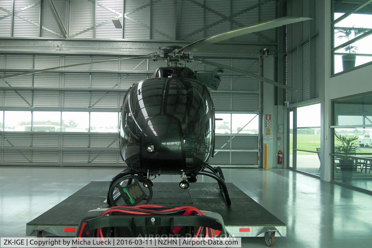 ZK-IGE, 2008 Eurocopter EC-120B Colibri C/N 1555, At Hamilton