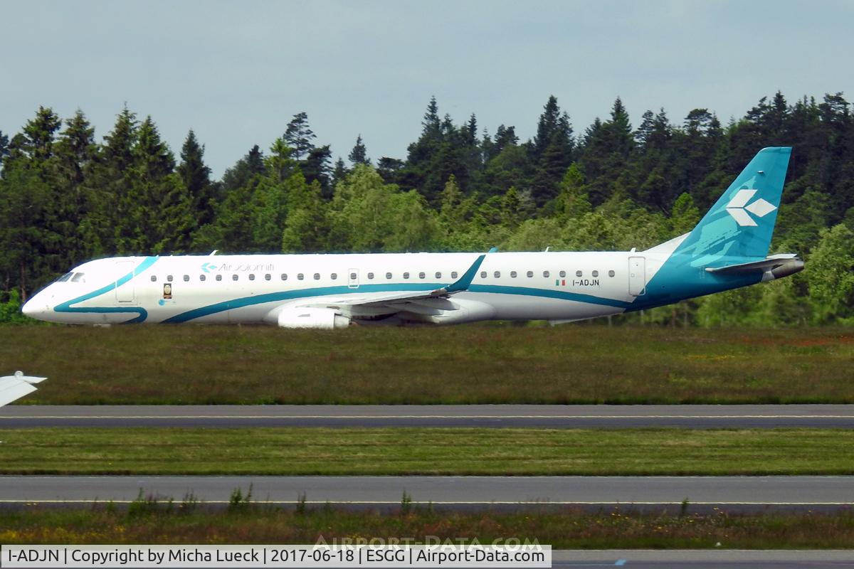 I-ADJN, 2009 Embraer 195LR (ERJ-190-200LR) C/N 19000270, At Gothenburg