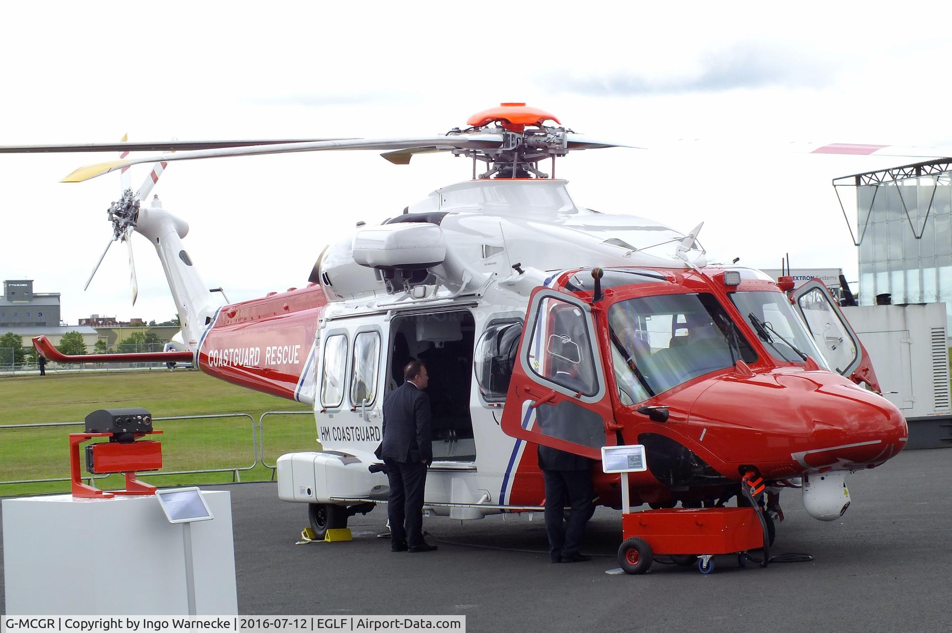 G-MCGR, 2014 AgustaWestland AW189 C/N 92004, AgustaWestland AW189 at Farnborough International 2016