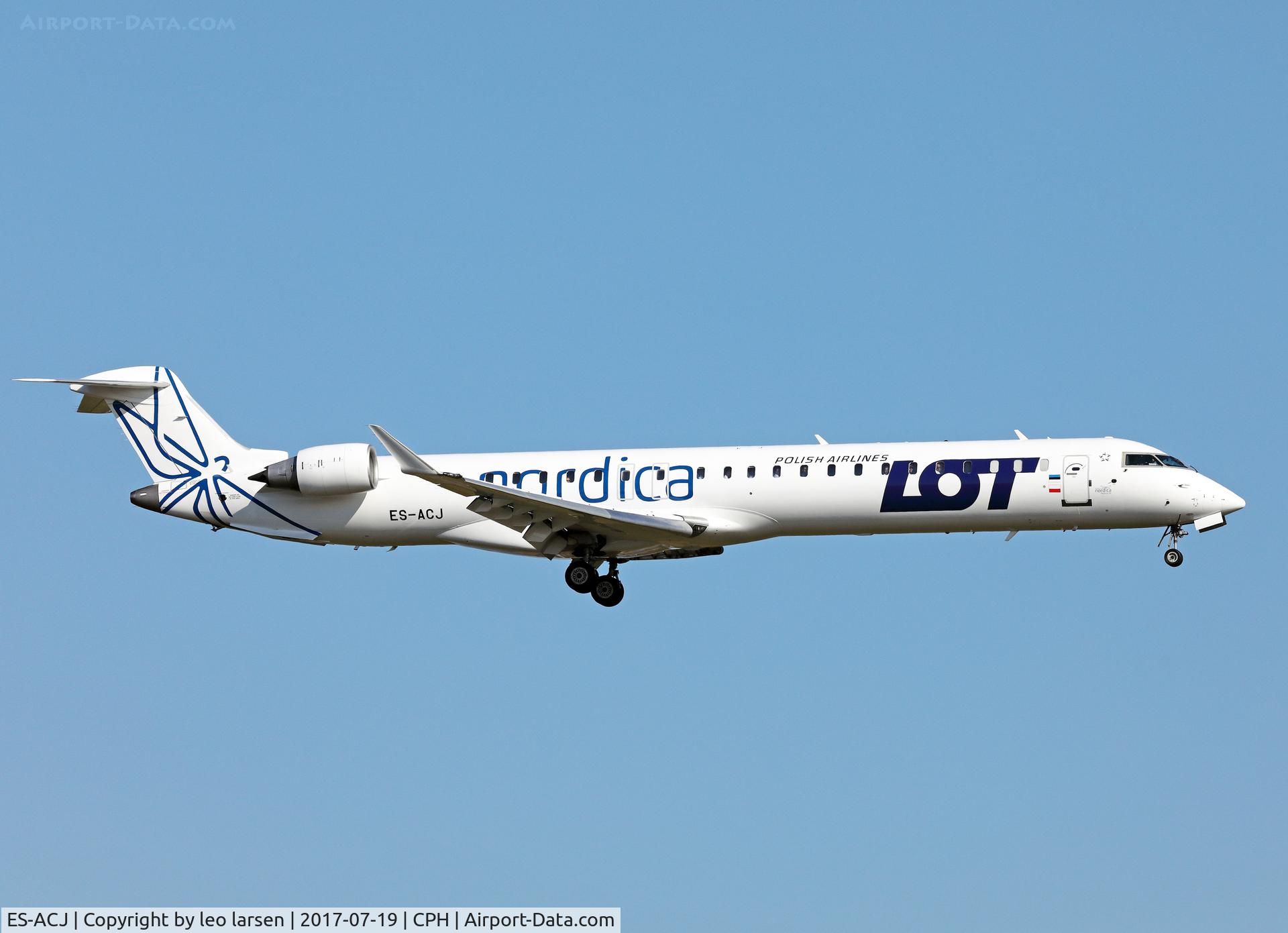 ES-ACJ, 2010 Bombardier CRJ-900LR (CL-600-2D24) C/N 15250, Copenhagen 19.7.2017