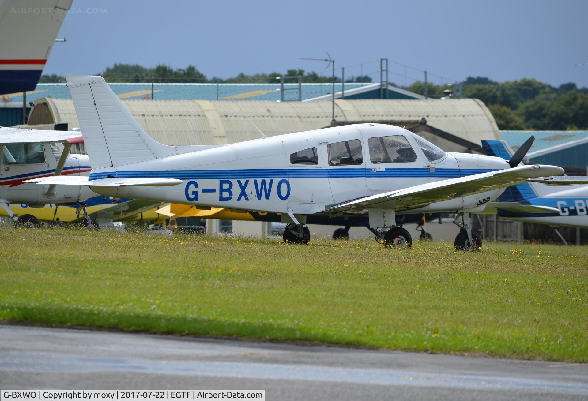 G-BXWO, 1981 Piper PA-28-181 Cherokee Archer II C/N 28-8190311, Piper PA-28-181 Cherokee Archer II at Fairoaks. Ex D-ENHA