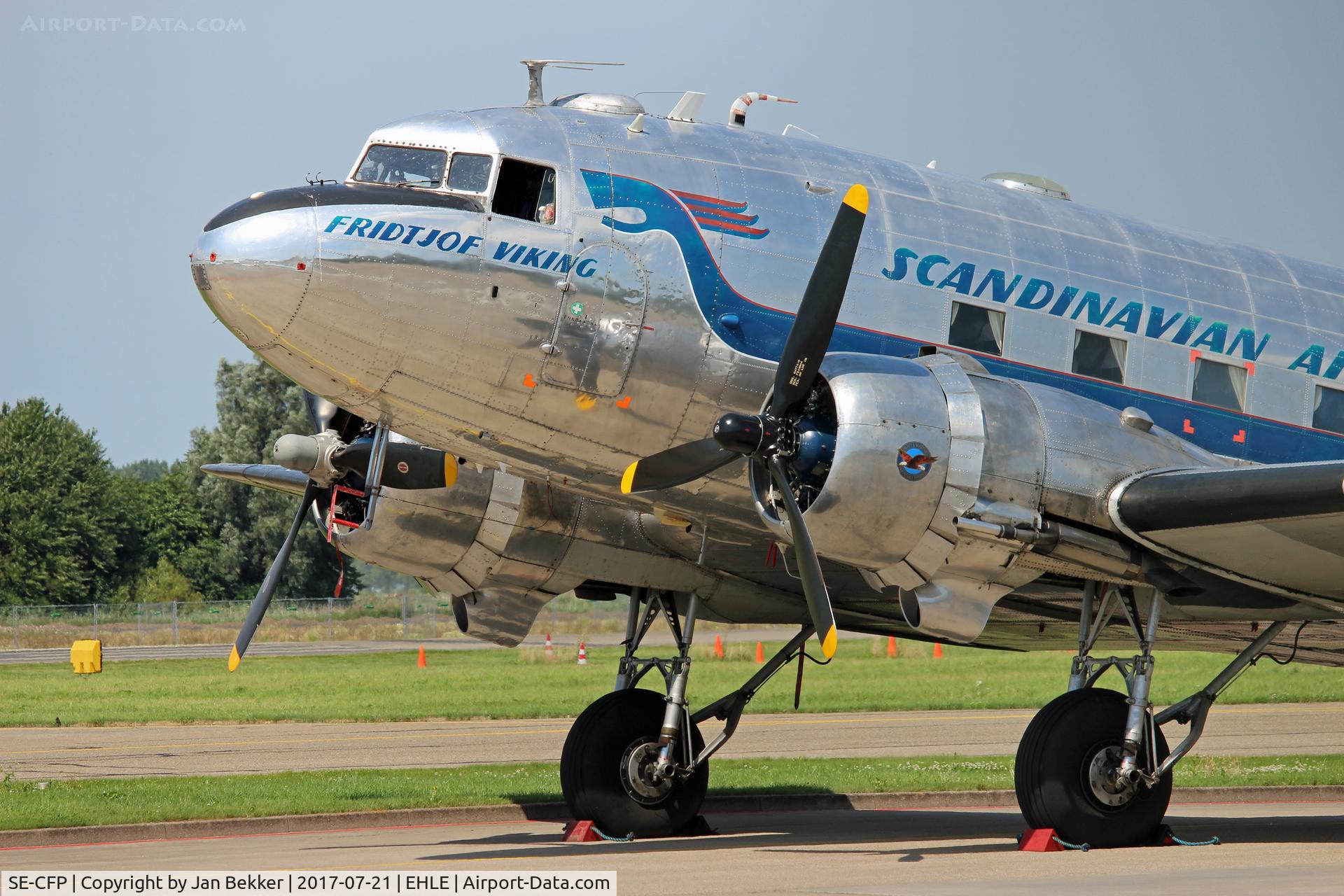 SE-CFP, 1943 Douglas DC-3C (C-47A-60-DL) C/N 13883, Lelystad Airport