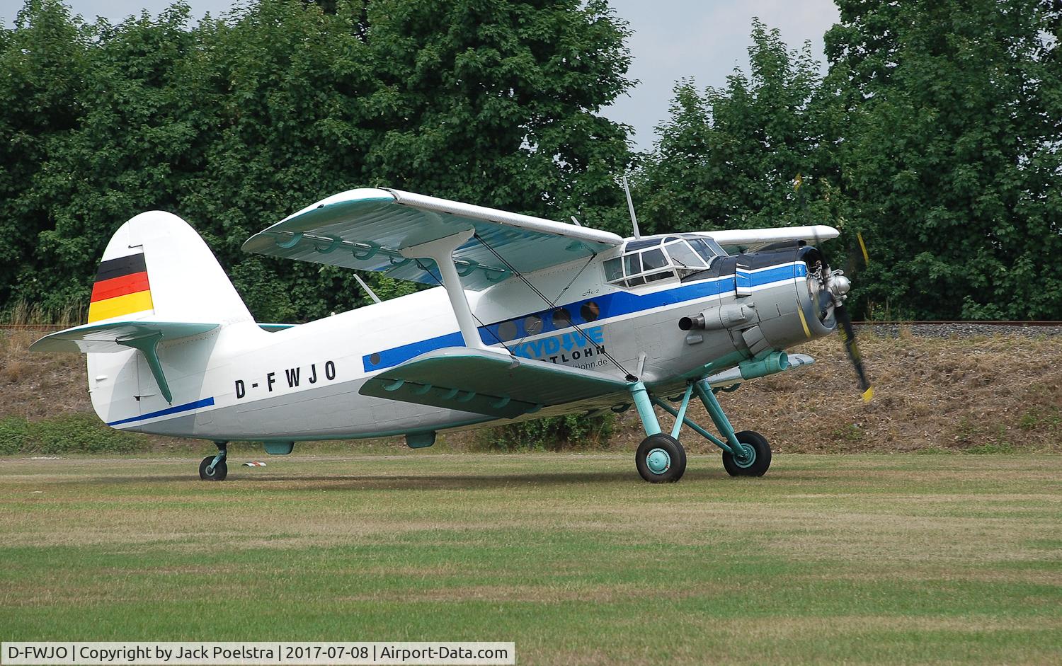 D-FWJO, Antonov An-2T C/N 1G174-26, AN-2 of Skydive Stadtlohn at Dorsten