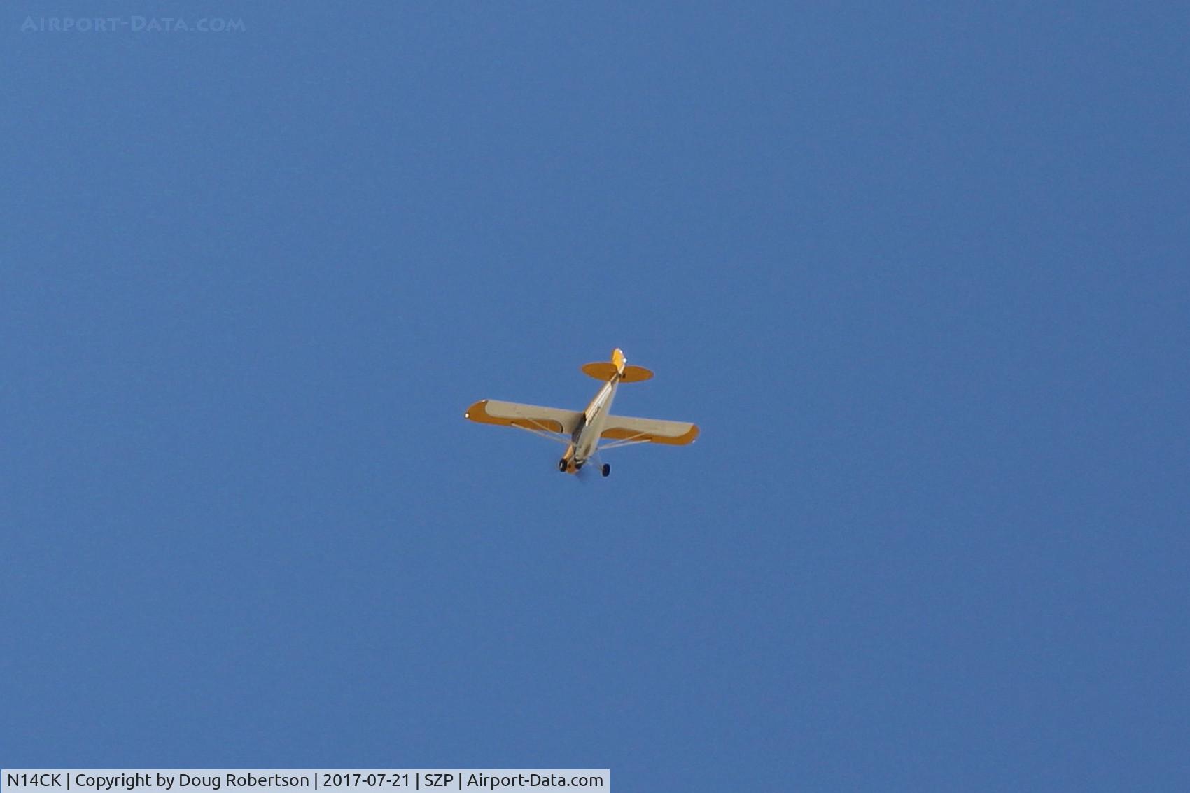 N14CK, 2017 Cub Crafters CCK-1865 Carbon Cub C/N CCK-1865-0077, 2017 BLUE OAK LLC CUBCRAFTERS CCK-1865 CARBON CUB EX, unknown engine, EAB, very rapid takeoff climb Rwy 22