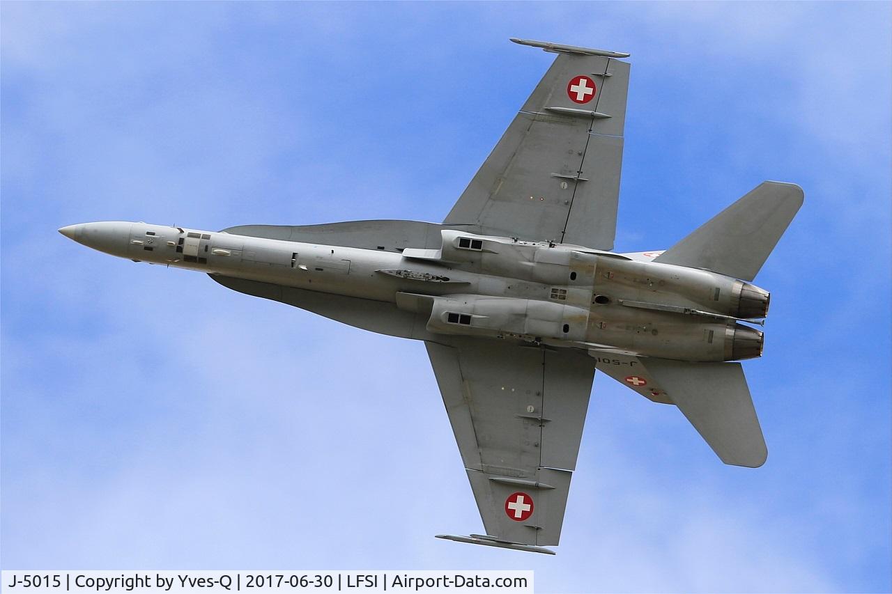 J-5015, McDonnell Douglas F/A-18C Hornet C/N 1361/SFC015, McDonnell Douglas FA-18C Hornet, On display, St Dizier-Robinson Air Base 113 (LFSI) Open day 2017