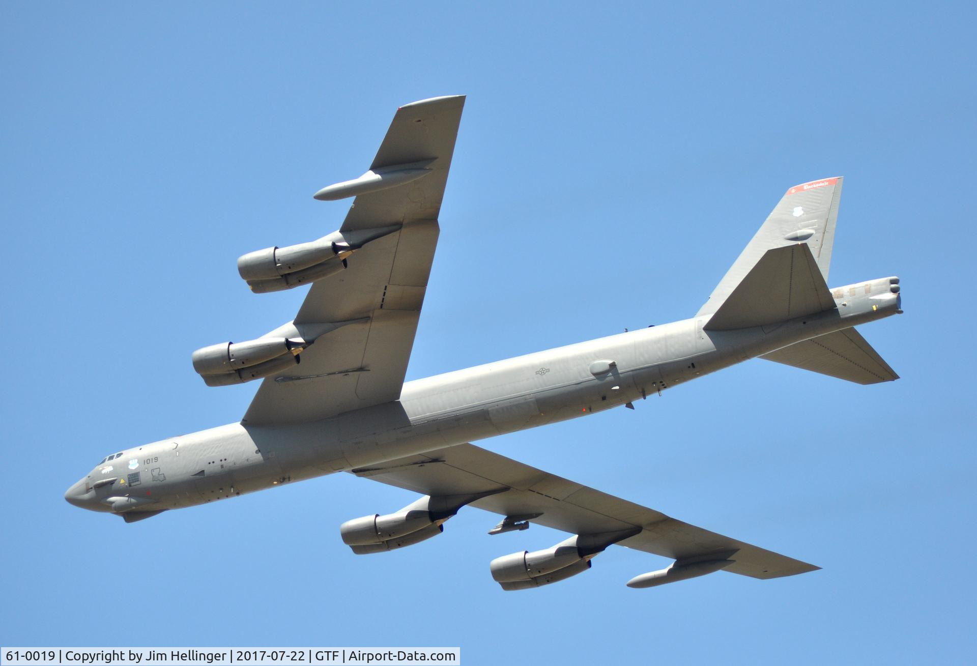 61-0019, 1961 Boeing B-52H Stratofortress C/N 464446, Great Falls, MT
