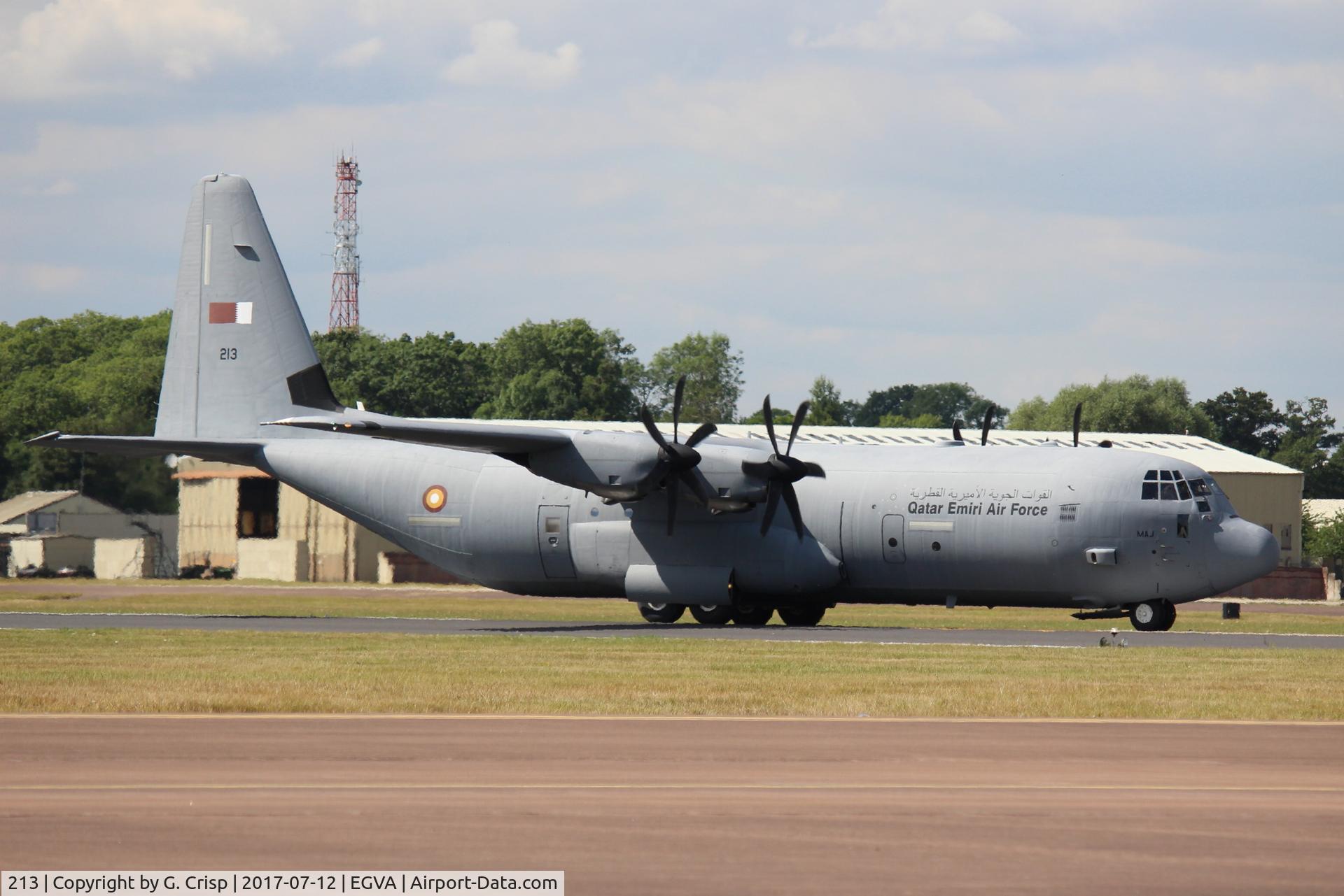 213, 2011 Lockheed Martin C-130J-30 Super Hercules C/N 382-5668, RAF Fairford, UK