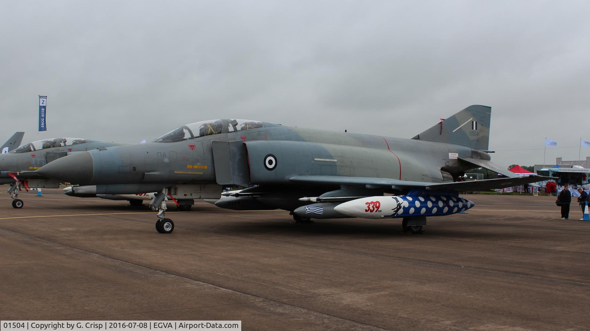 01504, 1974 McDonnell Douglas F-4E AUP Phantom II C/N 4455, RAF Fairford, UK