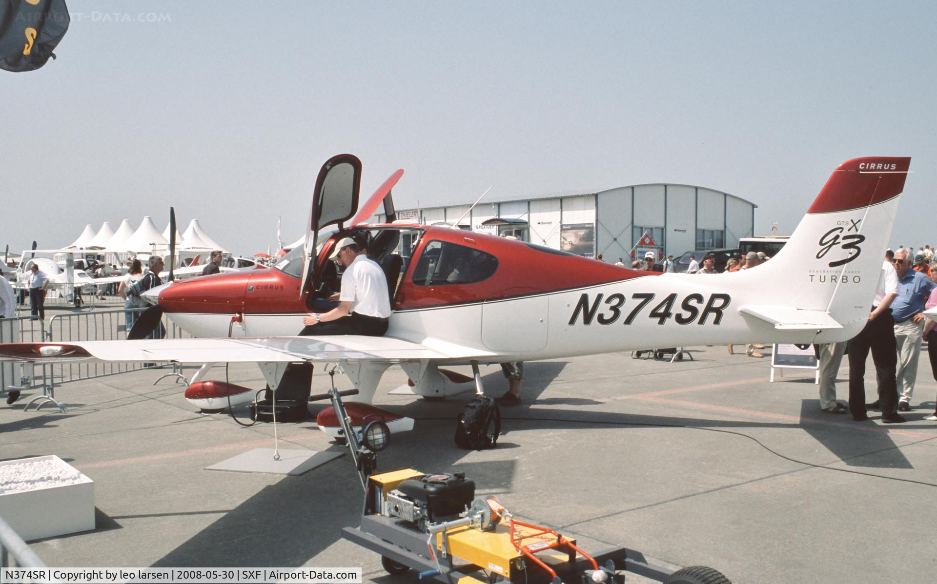 N374SR, 2007 Cirrus SR22 G3 GTSX Turbo C/N 2734, Berlin Air Show 30.5.2008