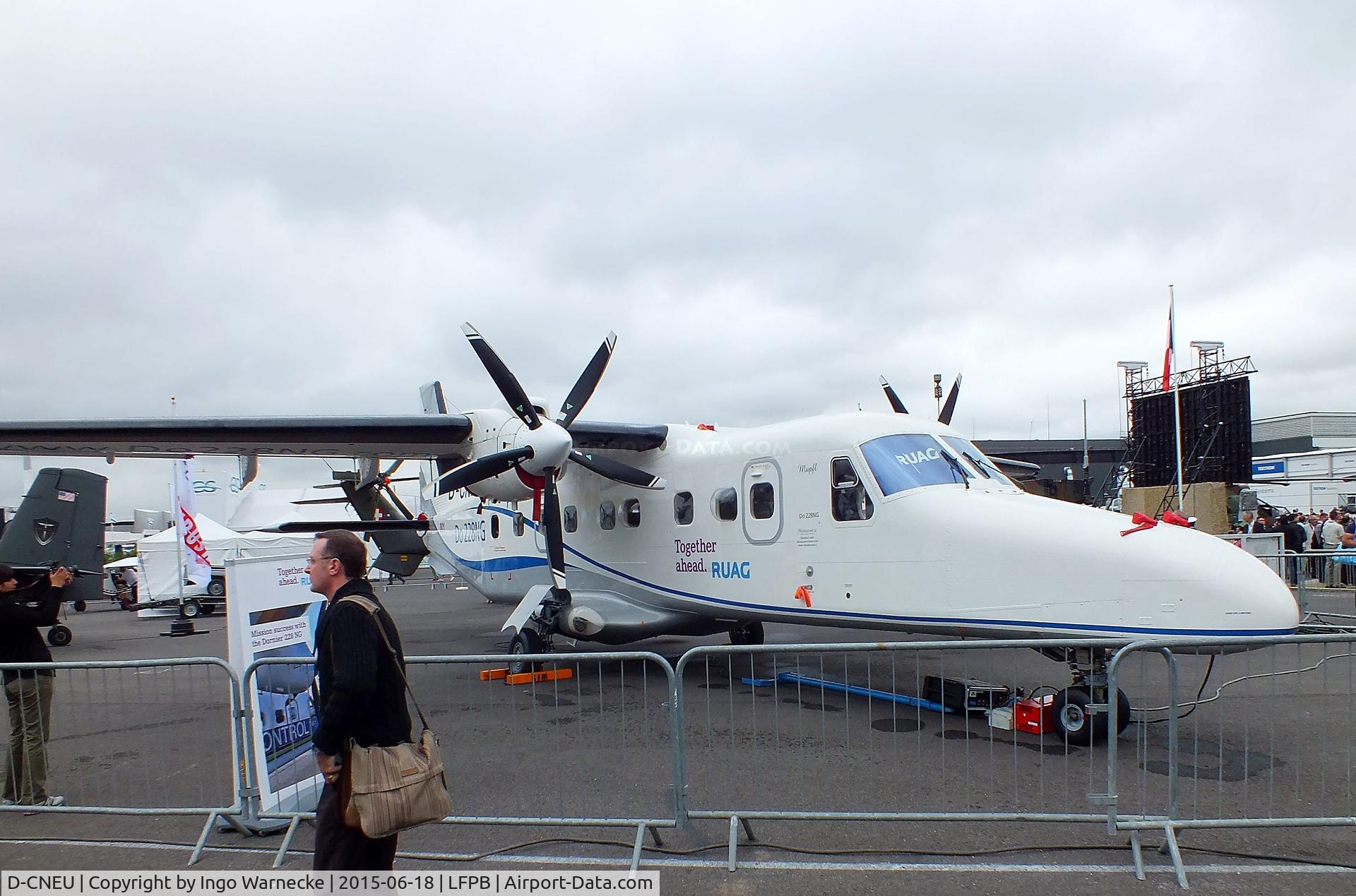 D-CNEU, 1992 Dornier 228-212 C/N 8206, Dornier Do 228-212 NG at the Aerosalon 2015, Paris
