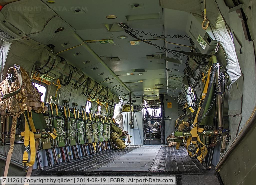 ZJ126, 2000 Westland Merlin HC.3 C/N 50141/RAF10, Rear cargo/etc area