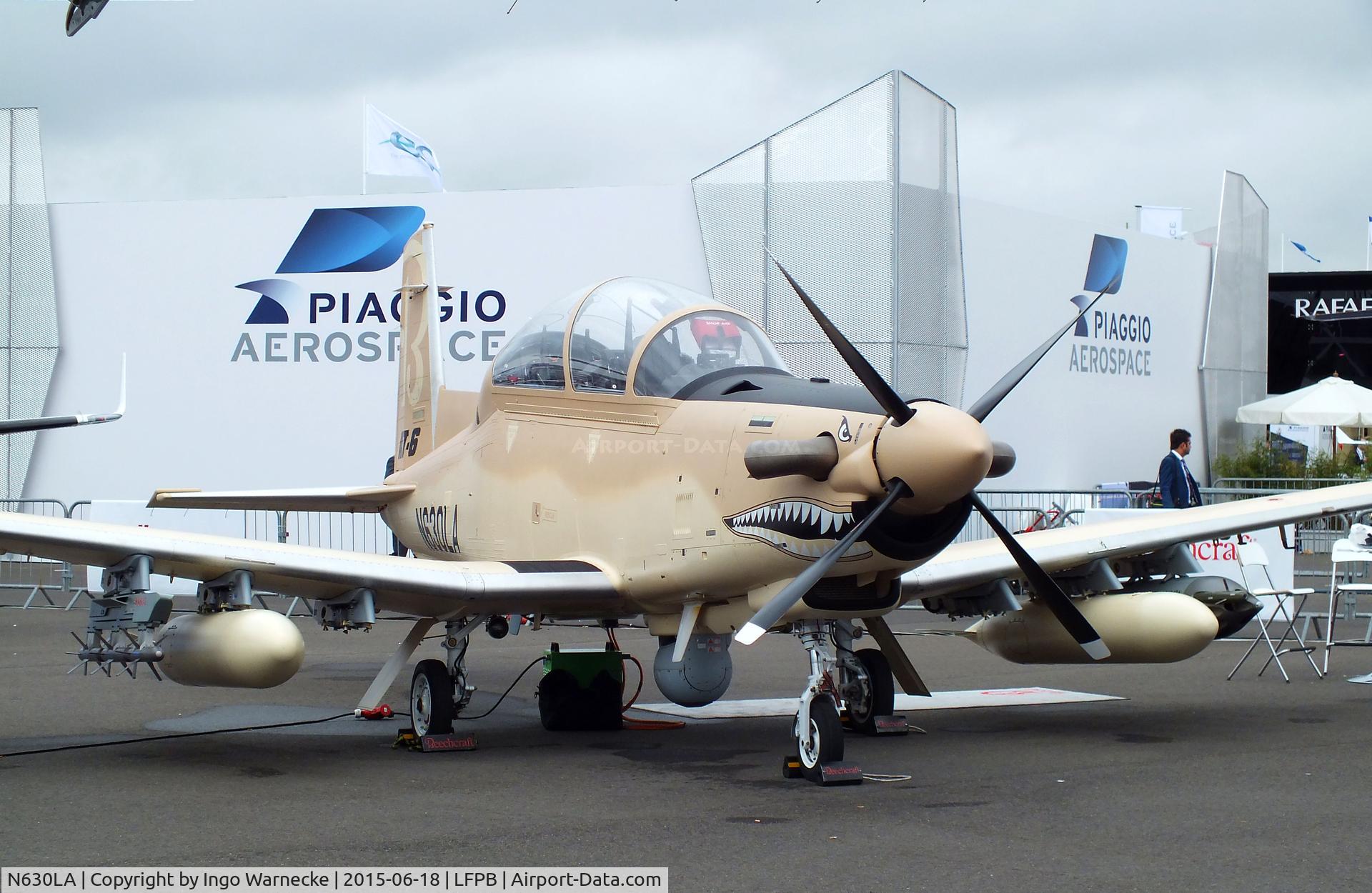 N630LA, 2013 Hawker Beechcraft AT-6B Texan II C/N AT-3, Beechcraft AT-6B Texan II at the Aerosalon 2015, Paris