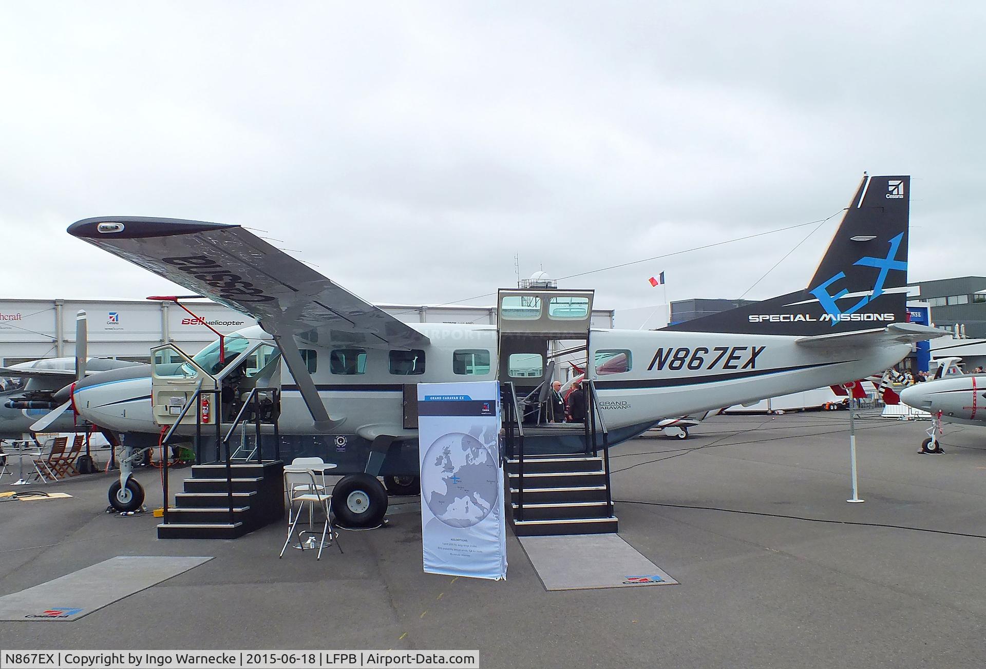 N867EX, 2014 Cessna 208B Grand Caravan EX C/N 208B5162, Cessna 208B Grand Caravan EX at the Aerosalon 2015, Paris