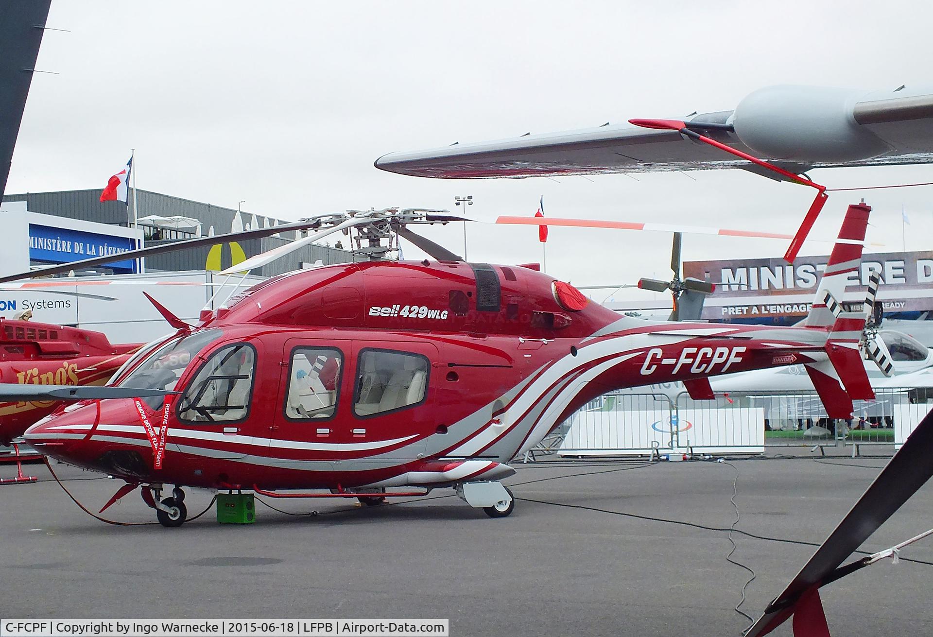 C-FCPF, 2014 Bell 429WLG GlobalRanger C/N 57211, Bell 429WLG at the Aerosalon 2015, Paris