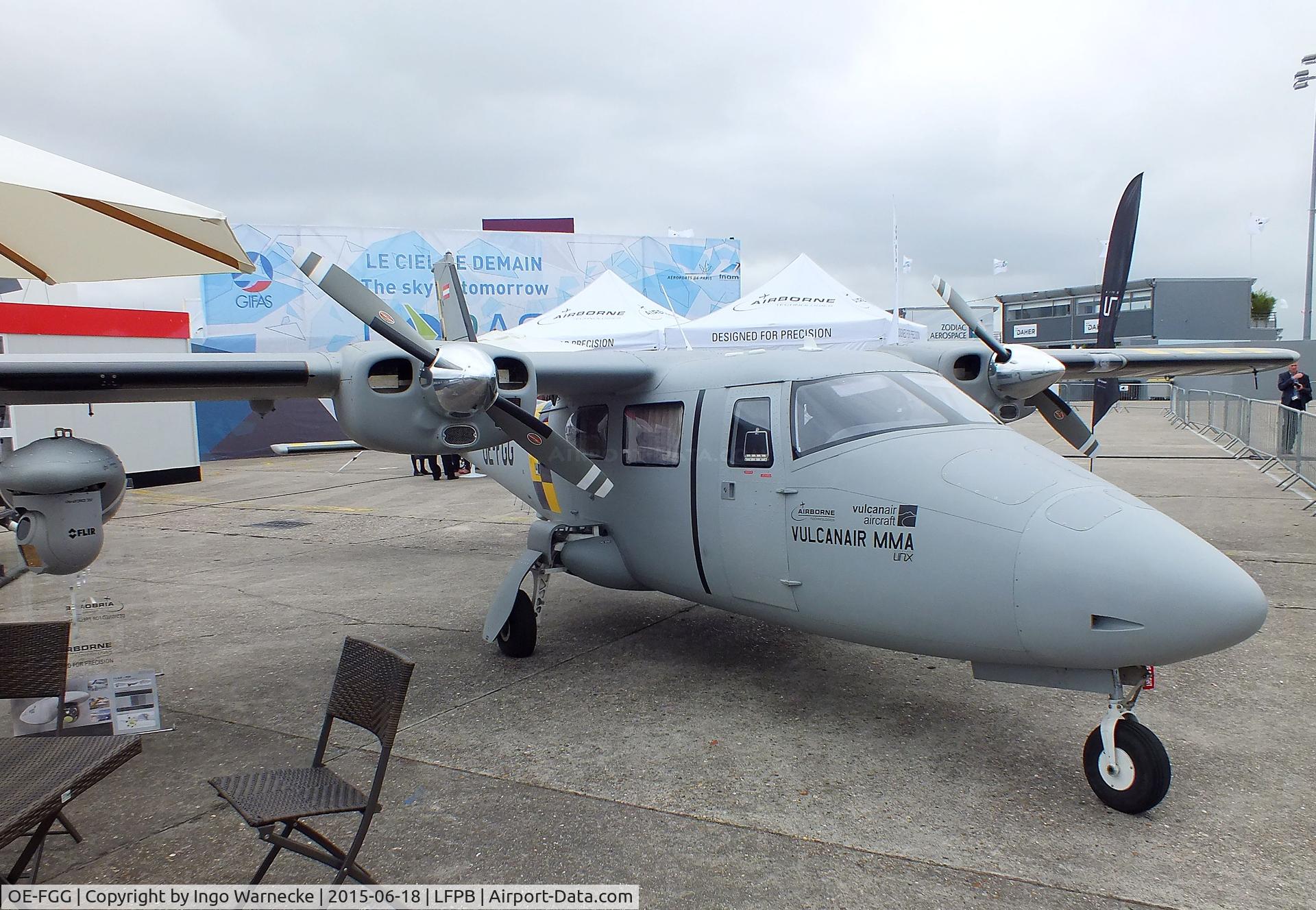 OE-FGG, 2010 Vulcanair P-68R Victor C/N 457/R, Vulcanair P.68R Victor at the Aerosalon 2015, Paris