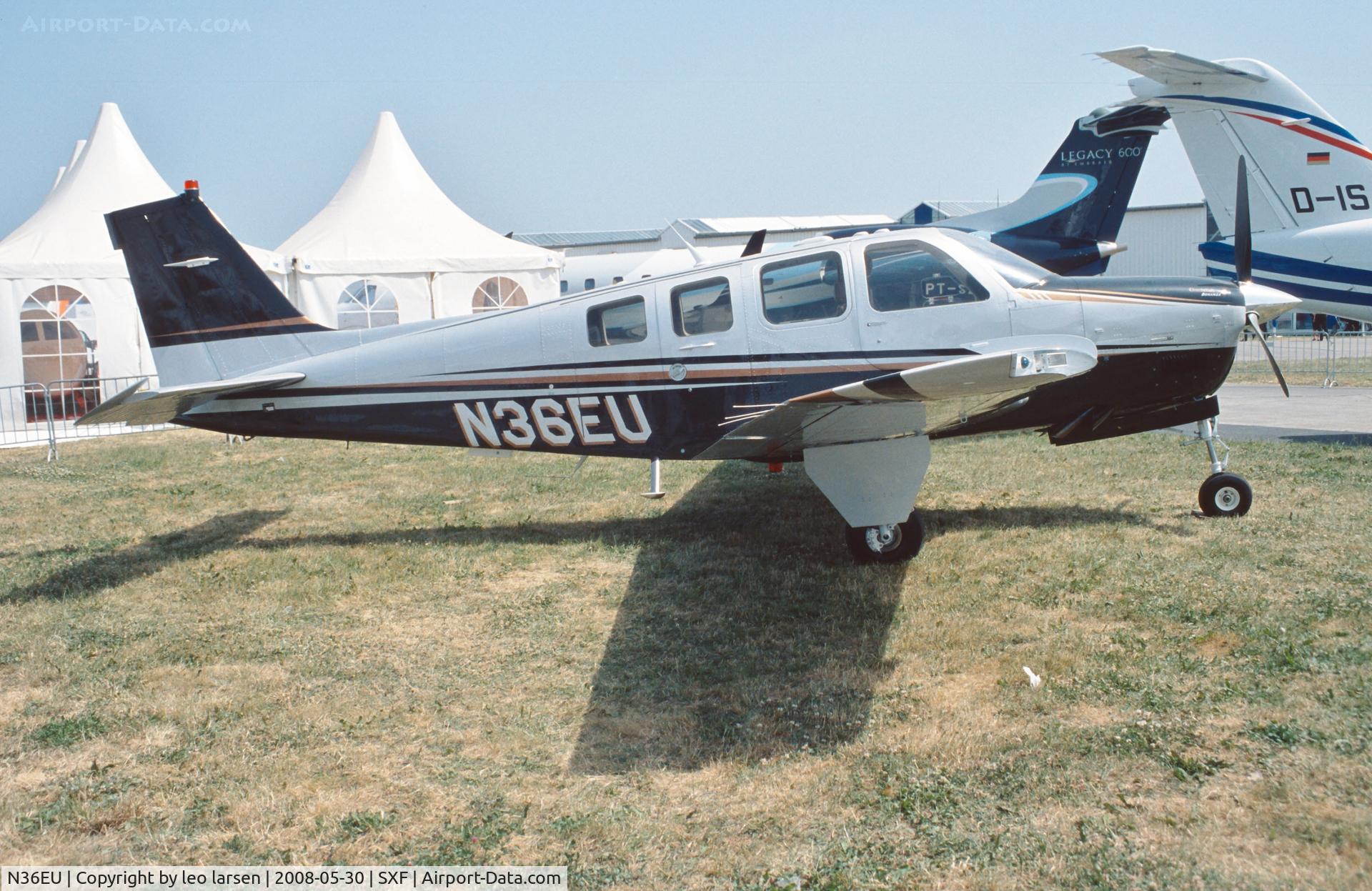 N36EU, Hawker Beechcraft Corp G36 Bonanza C/N E-3897, Berlin Air Show 30.5.2008