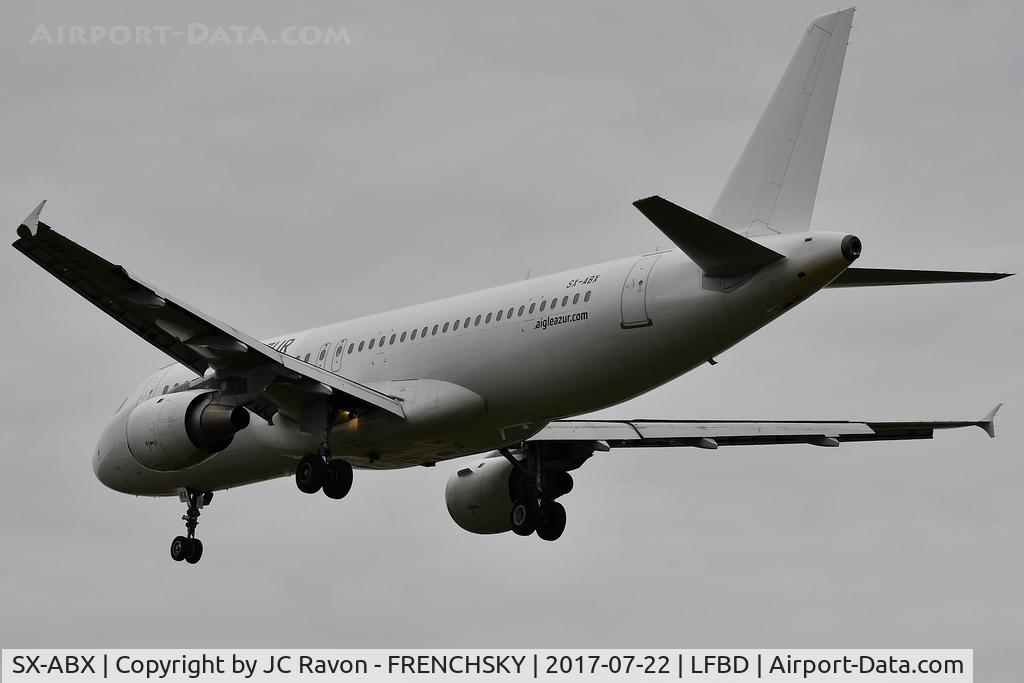 SX-ABX, 1994 Airbus A320-212 C/N 427, after landing : http://www.sudouest.fr/2017/07/22/aeroport-de-merignac-180-passagers-du-vol-bordeaux-alger-bloques-3638944-1686.php