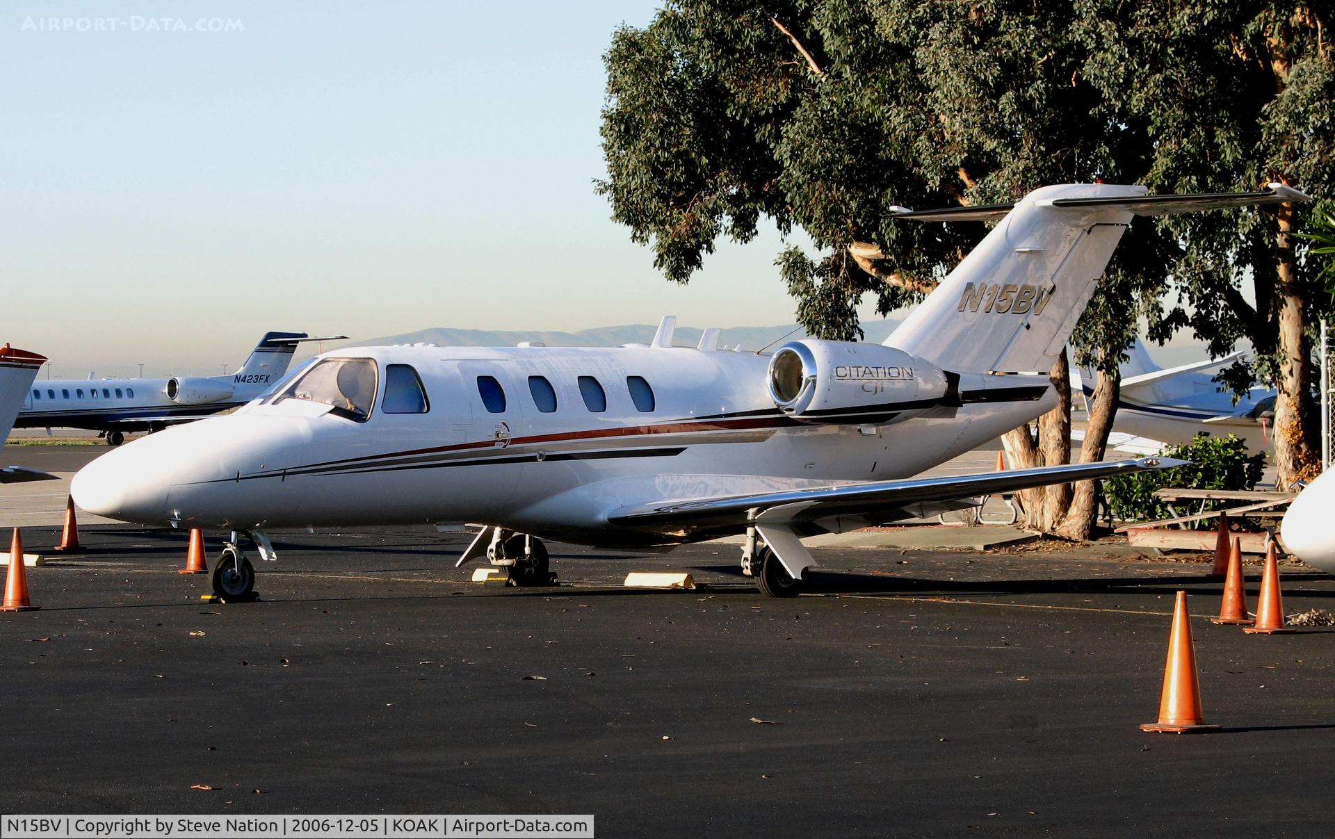 N15BV, 2004 Cessna 525 CitationJet CJ1 C/N 525-0527, 2003 Cessna 525 CitationJet @ Oakland International Airport, CA North Field(now N278K with Thienes Engineering Inc., La Mirada, CA)