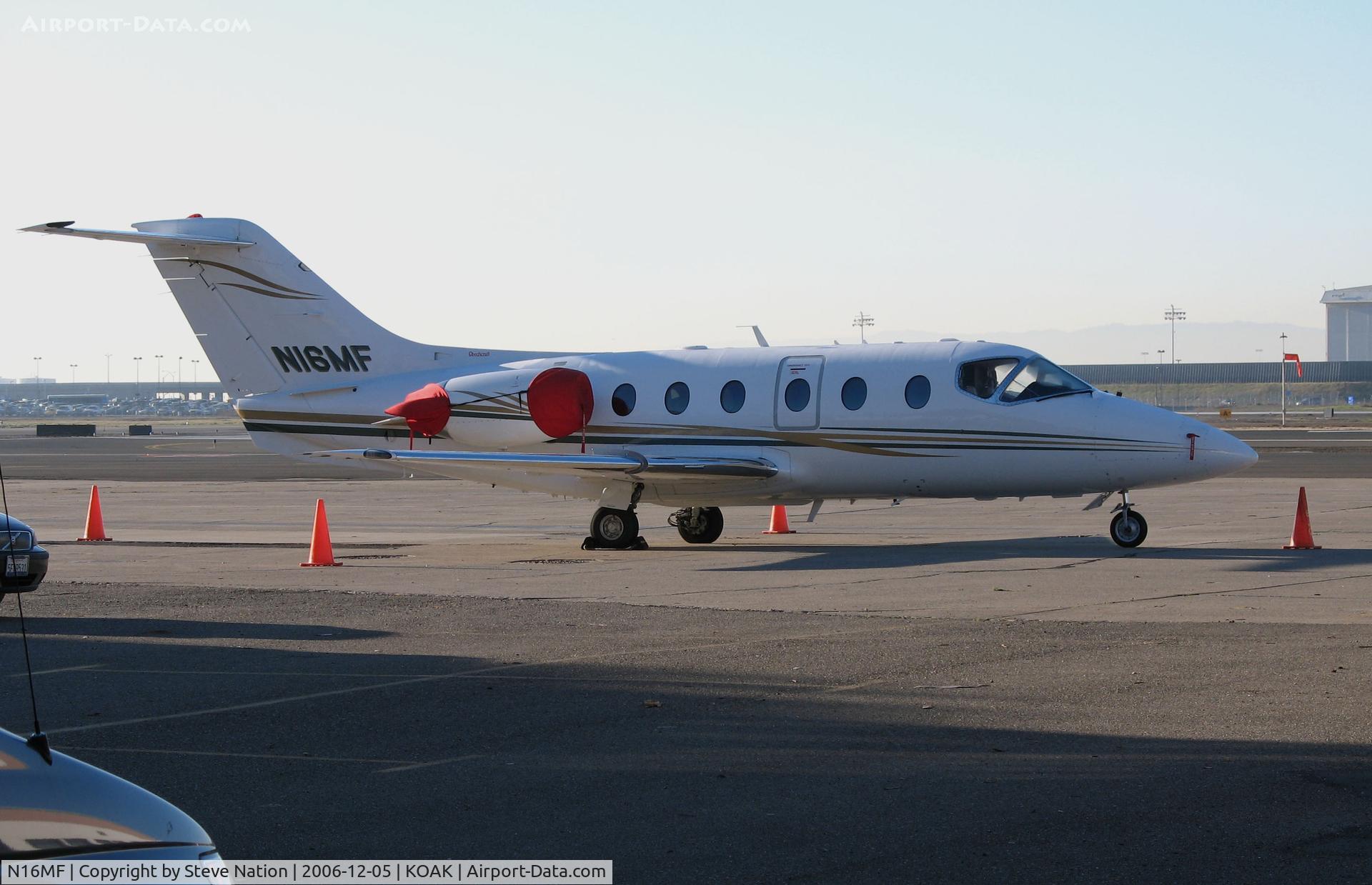 N16MF, 1989 Beech 400 Beechjet C/N RJ-65, 1989 Beech 400 @ Oakland International Airport, CA North Field (cancelled 2016-08-26 as exported to Chile)