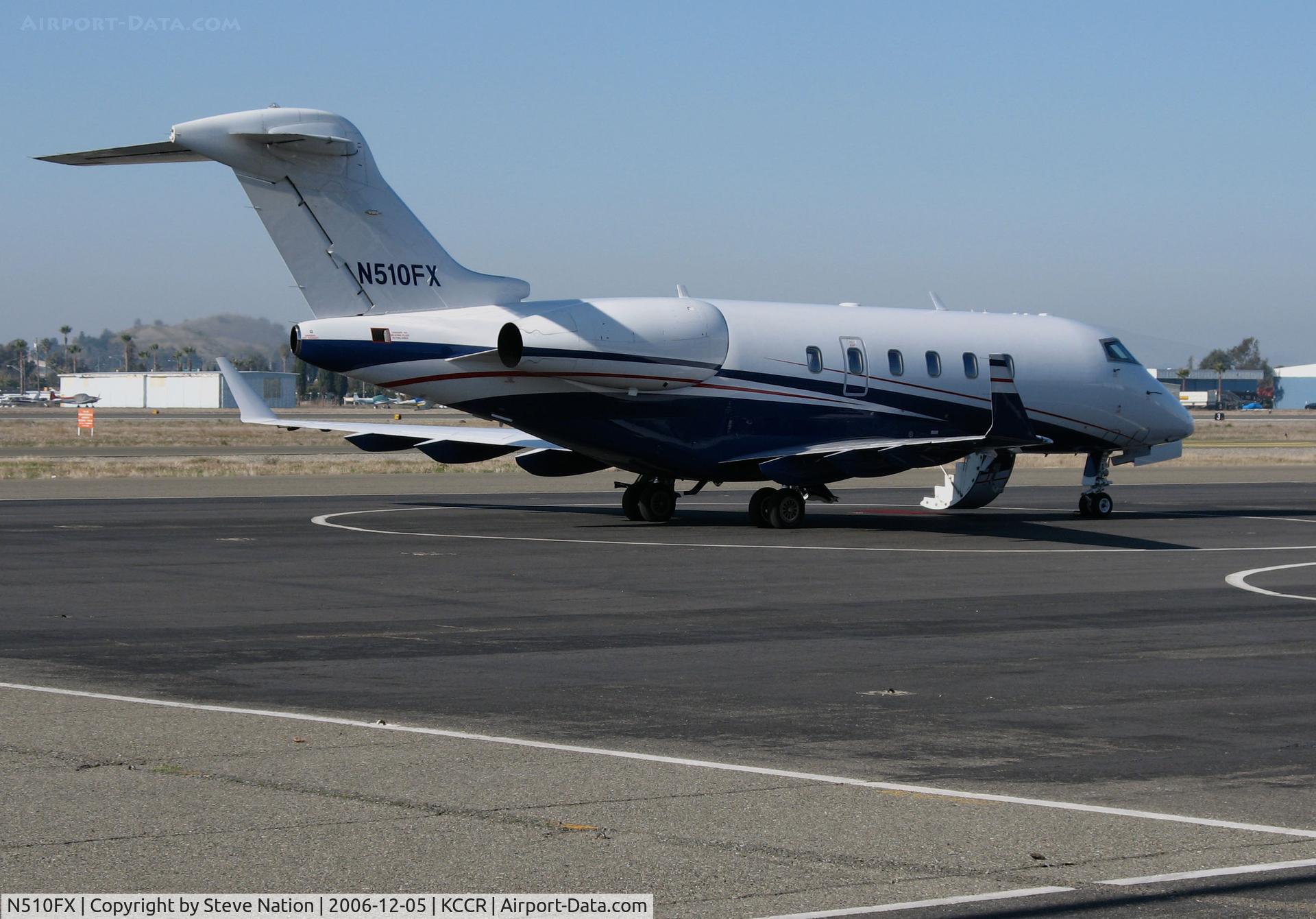N510FX, 2004 Bombardier Challenger 300 (BD-100-1A10) C/N 20017, FLEXJETS 2004 Bombardier Challenger 300 on Pacific States Aviation ramp @ Buchanan Field, Concord, CA (Cancelled from USCAR 2009-09-21 to M-EANS YH Aviation Isle of Man registry)