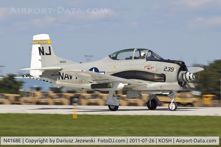 N4168E, 1956 North American T-28C Trojan C/N 252-2, North American T-28C Trojan Sherry Berry CN 146239, NX4168E