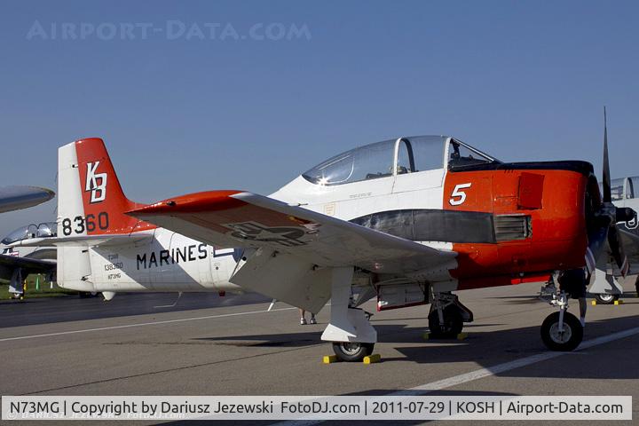 N73MG, 1954 North American T-28B Trojan C/N 200-431, North American T-28B Trojan CN 138360, N73MG