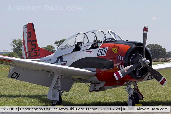 N688GR, 1958 North American T-28C Trojan Trojan C/N 226-158 (140581), North American T-28C Trojan CN 140581, N688GR