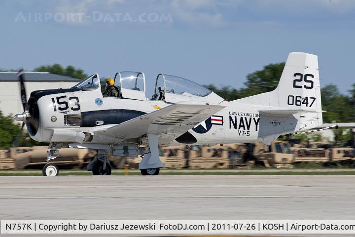 N757K, 1954 North American T-28C Trojan C/N 226-224 (140647), North American T-28C Trojan CN 140647, NX757K