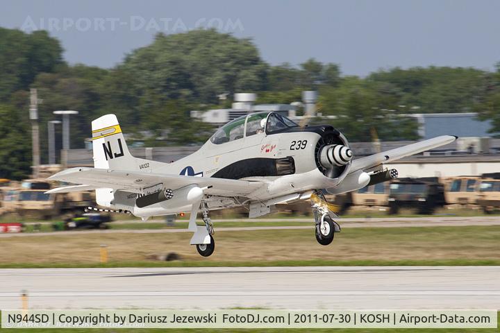 N944SD, 1954 North American T-28C Trojan Trojan C/N 226-108, North American T-28C Trojan CN 140531, N944SD