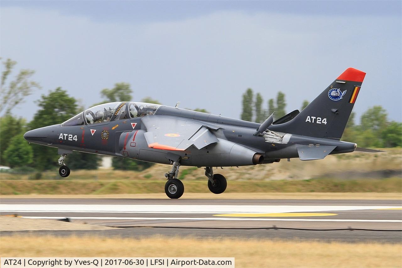 AT24, Dassault-Dornier Alpha Jet 1B C/N B24/1100, Dassault-Dornier Alpha Jet 1B, Landing rwy 29, St Dizier-Robinson Air Base 113 (LFSI) Open day 2017