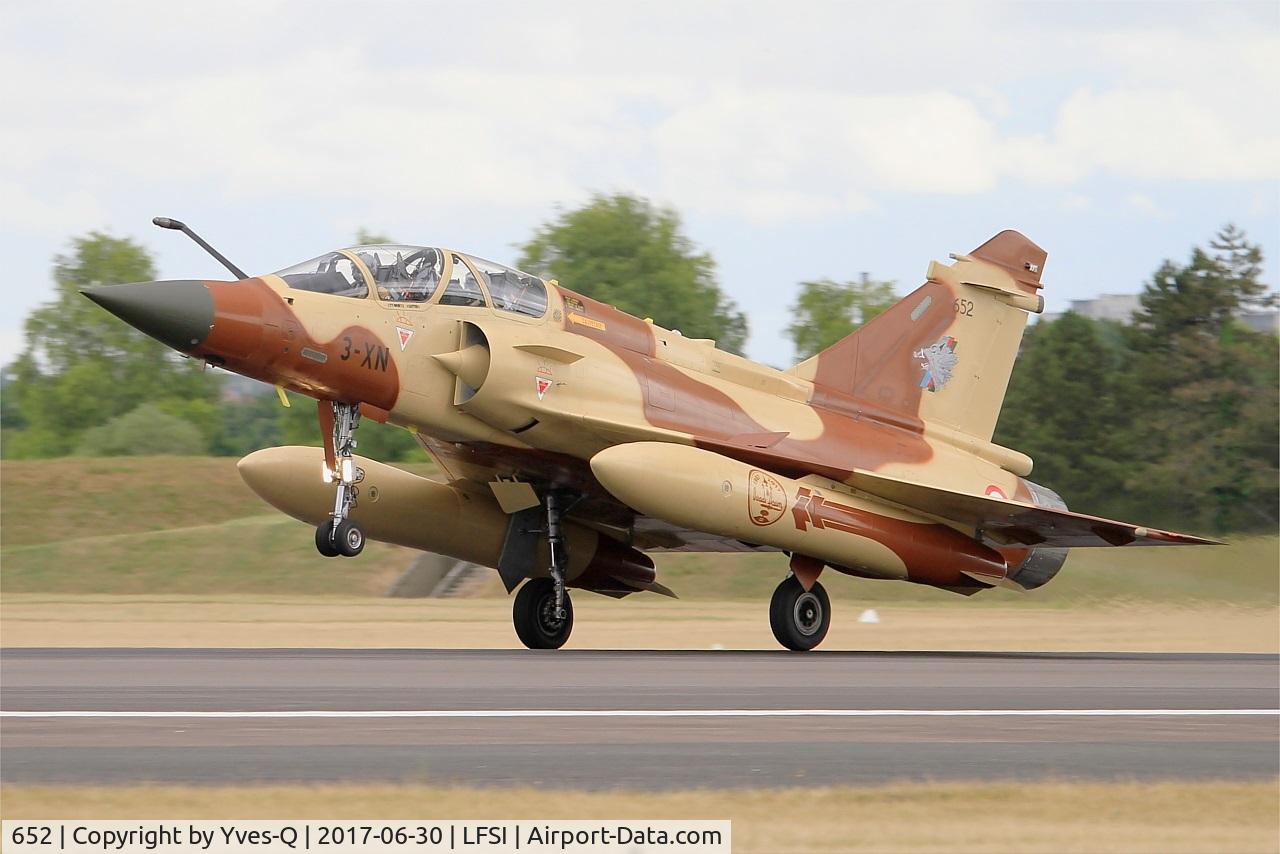 652, Dassault Mirage 2000D C/N 507, Dassault Mirage 2000D, Landing rwy 29, St Dizier-Robinson Air Base 113 (LFSI) Open day 2017