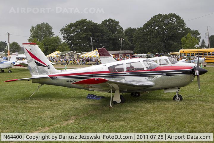 N64400, 1964 Piper PA-24-400 Comanche 400 C/N 26-36, Piper PA-24-400 Comanche CN 26-36, N64400
