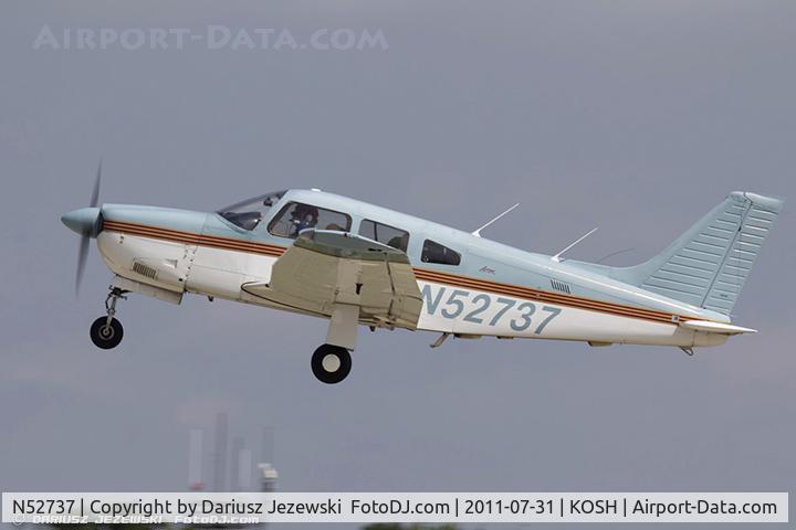 N52737, 1989 Piper PA-28R-201 Cherokee Arrow III C/N 28-37021, Piper PA-28R-201 Cherokee Arrow III CN 28-37021, N52737