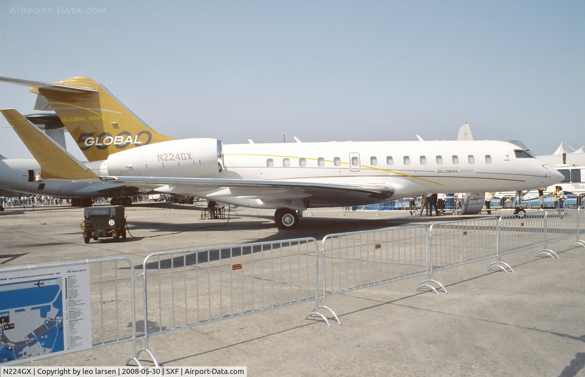 N224GX, 2006 Bombardier BD-700-1A11 Global 5000 C/N 9224, Berlin Air Show 30.5.2008