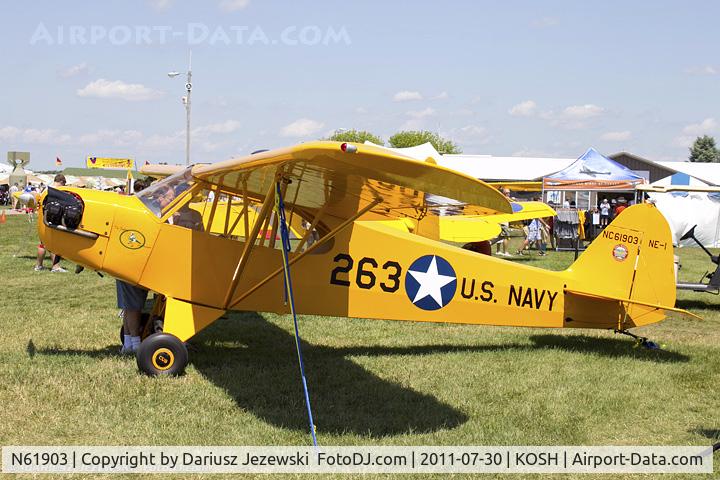 N61903, 1942 Piper J3C-65 Cub Cub C/N 8263, Piper J3C-65 Cub CN 8263, NC61903