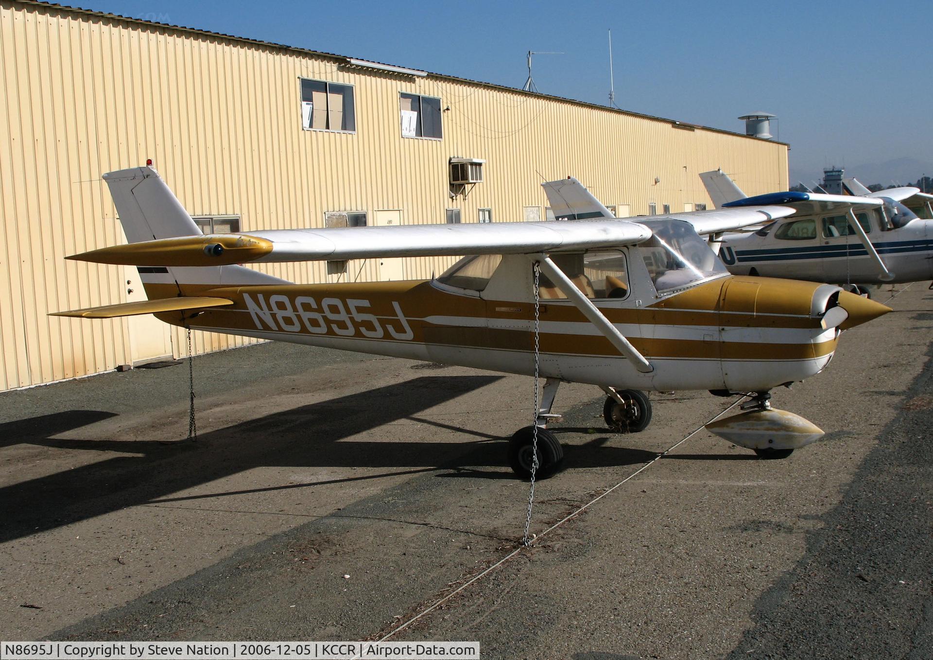 N8695J, 1967 Cessna 150G C/N 15066595, Locally-based 1967 Cessna 150G @ Buchanan Field, Concord, CA (cancelled from USCAR 2013-08-15)