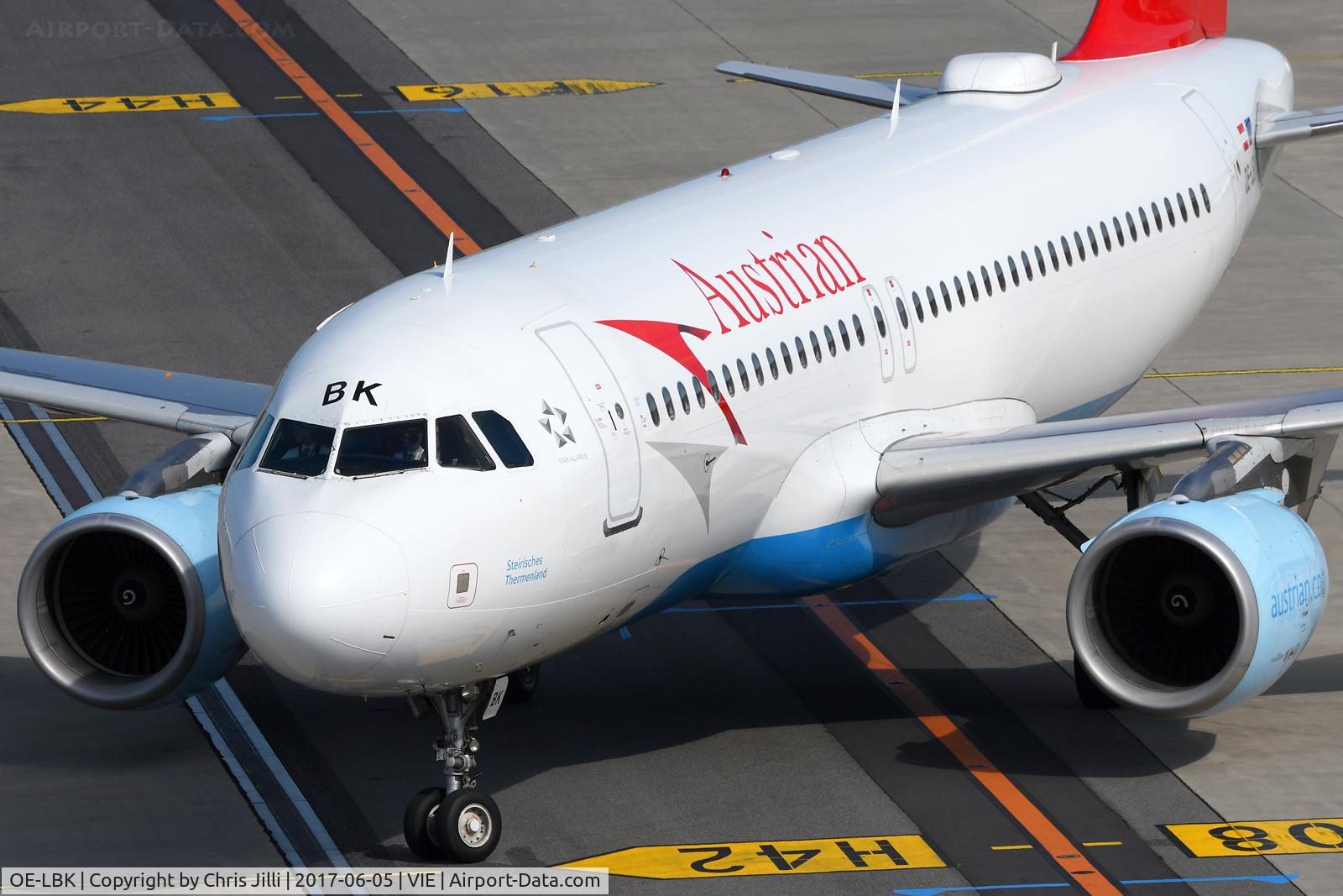 OE-LBK, 2003 Airbus A320-214 C/N 1931, Austrian AIrlines